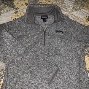 Patagonia fleece half zip pull over